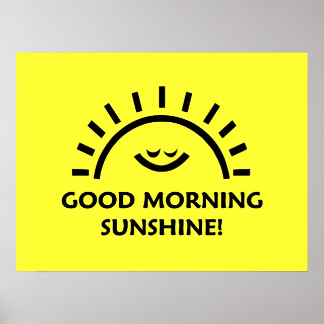 Póster Buenos días Sunshine (Frente)