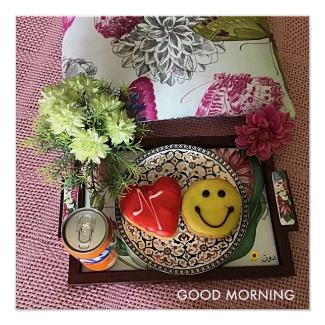 PÓSTER BUENOS DONUTS DE MAÑANA (Anverso)