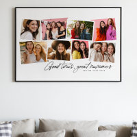 Buenos momentos grandes recuerdos divertido collag