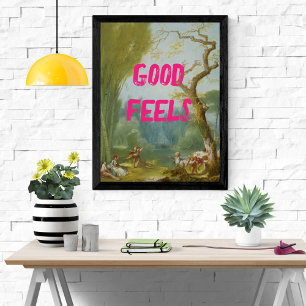 Póster Buenos sentimientos Verano al aire libre Pintura d