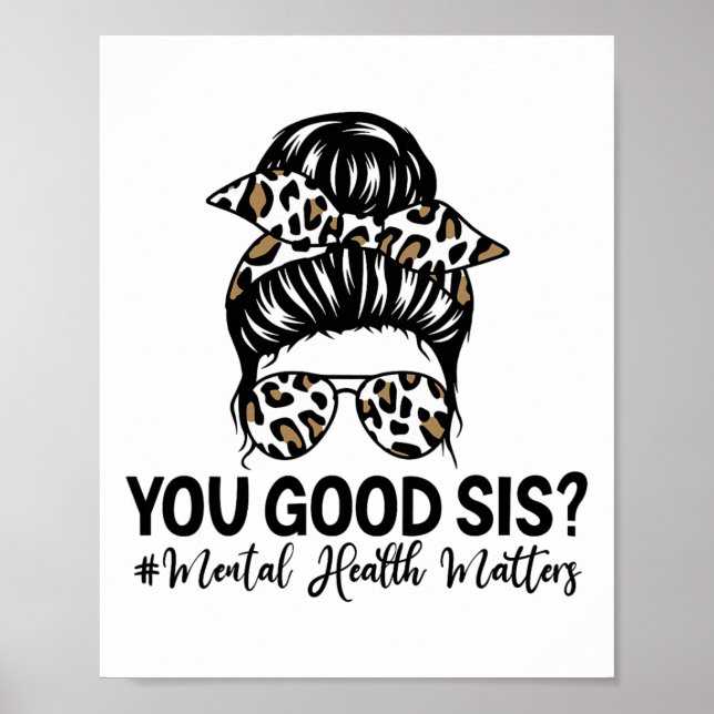 Póster Buenos Sis Problemas de Salud Mental Sensibilizaci (Frente)