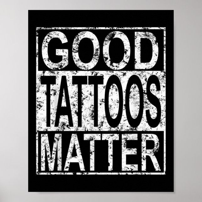 Póster Buenos tatuajes tatuaje tradicional divertido tatu (Frente)