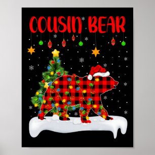 Póster Búfalo Familia Matanza Primo Bear Christma