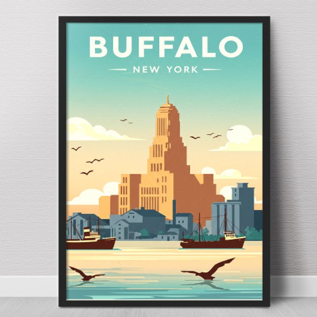 Póster Búfalo Vintage (Subido por el creador)