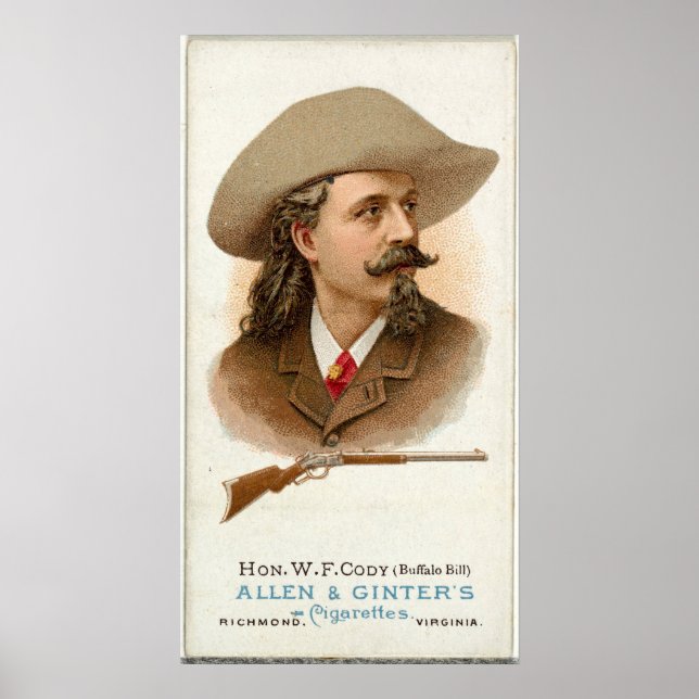 Póster Buffalo Bill Rifle Shooter 1887 (Frente)