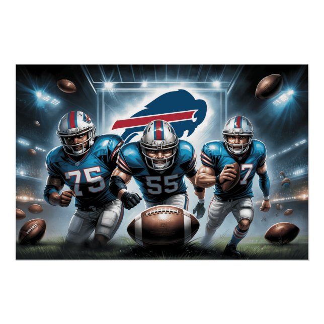 Póster Buffalo Bills 1 (Anverso)