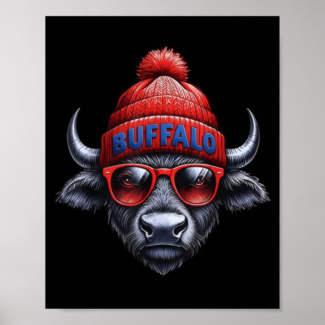Póster Buffalo Lovers For Men Women Toddler Youth Kids Bo (Frente)