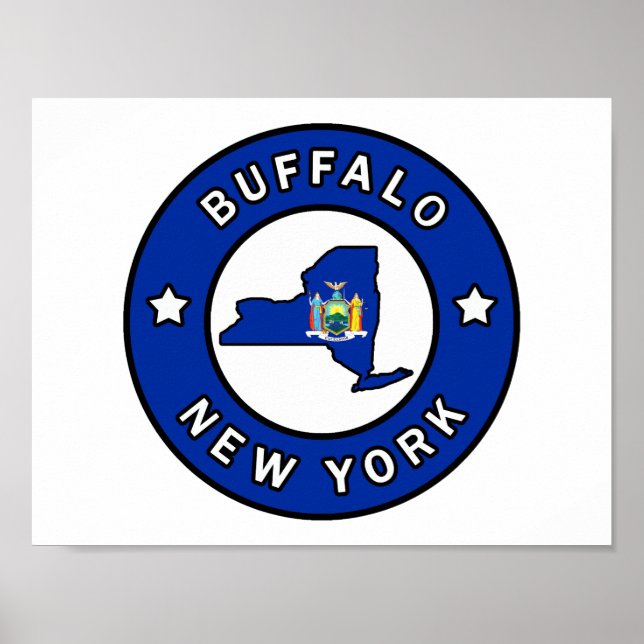 Póster Buffalo New York (Frente)