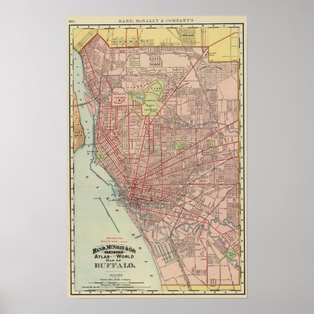 Póster Buffalo, New York (Frente)