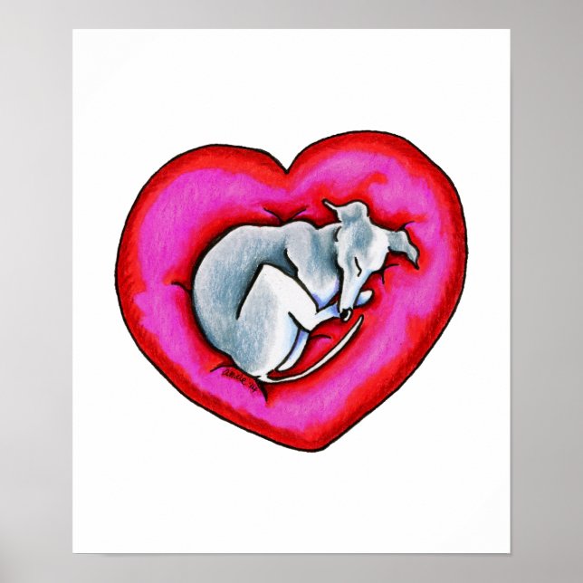 Póster Bug de acurrucarse a grises (Frente)