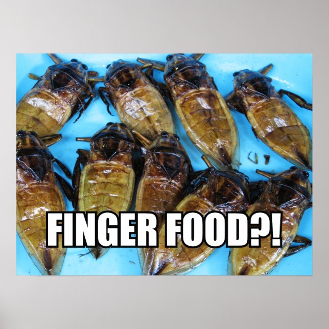 Póster Bug de agua gigante frito (Maeng Daa) ... Comida a (Frente)