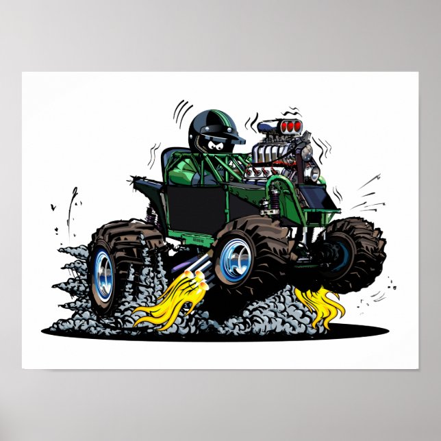 Póster buggy personalizado (Frente)