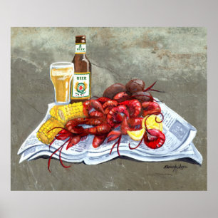 Póster Bugs and Brew Print