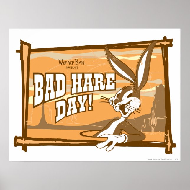 Póster BUGS BUNNY™ Bad Hare Day! (Frente)
