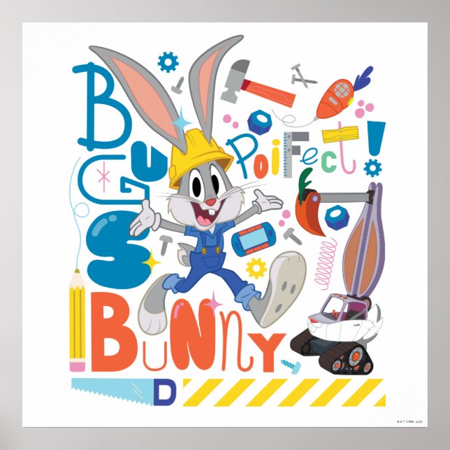 Póster BUGS BUNNY BUILDERS™| BUGS BUNNY™ Herramientas de  (Frente)