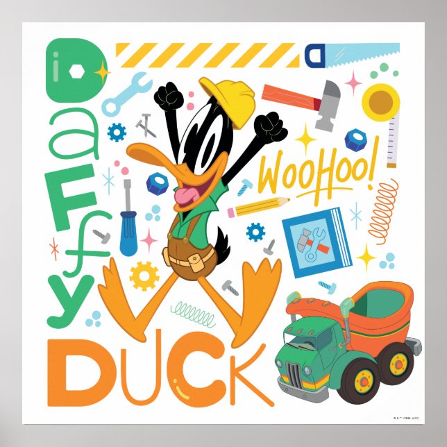 Póster BUGS BUNNY BUILDERS™| DAFFY DUCK™ Herramientas de  (Frente)
