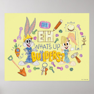 Póster BUGS BUNNY BUILDERS™  ¡Eh, Qué Pasa Constructores?
