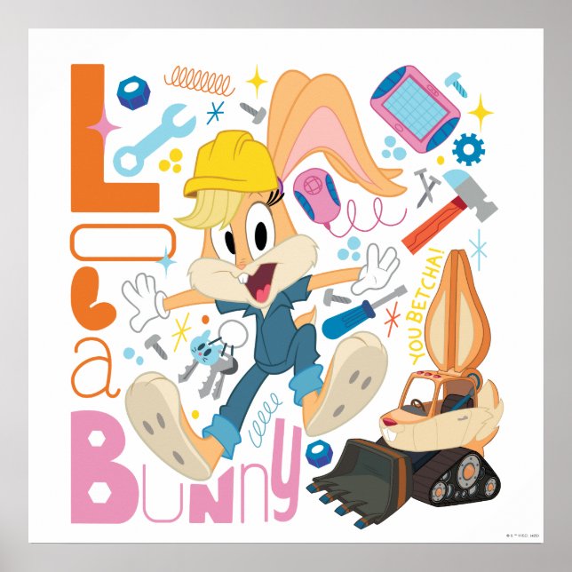 Póster BUGS BUNNY BUILDERS™| Herramientas de trabajo para (Frente)