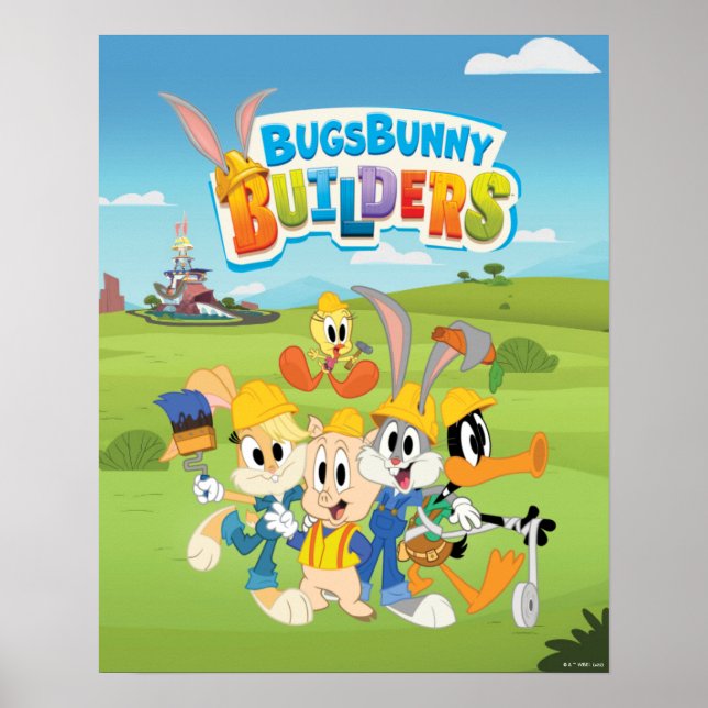 Póster BUGS BUNNY BUILDERS™| The Looney Builders Group (Frente)