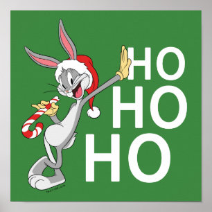Póster BUGS BUNNY™ Con Candy Cane