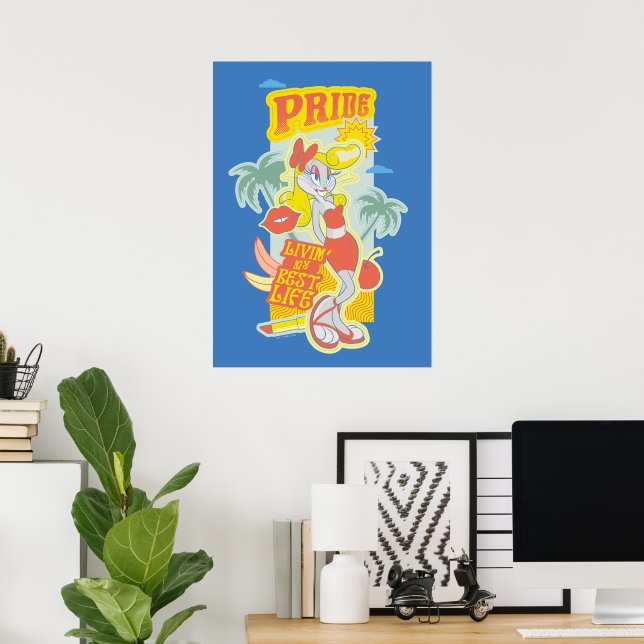 Póster BuGS BUNNY™ Pride - Vivir mi mejor vida (Oficina en casa)