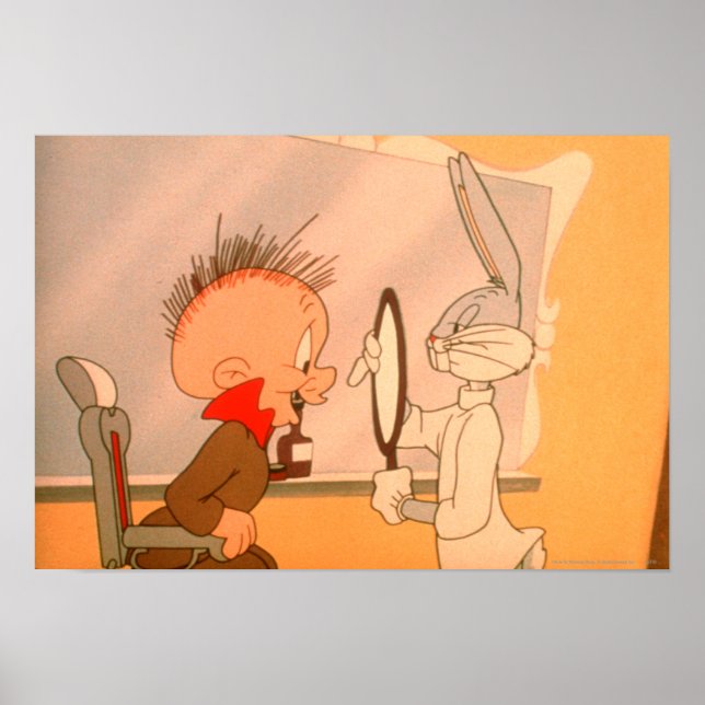 Póster BUGS BUNNY™ y ELMER FUDD™ 2 (Frente)