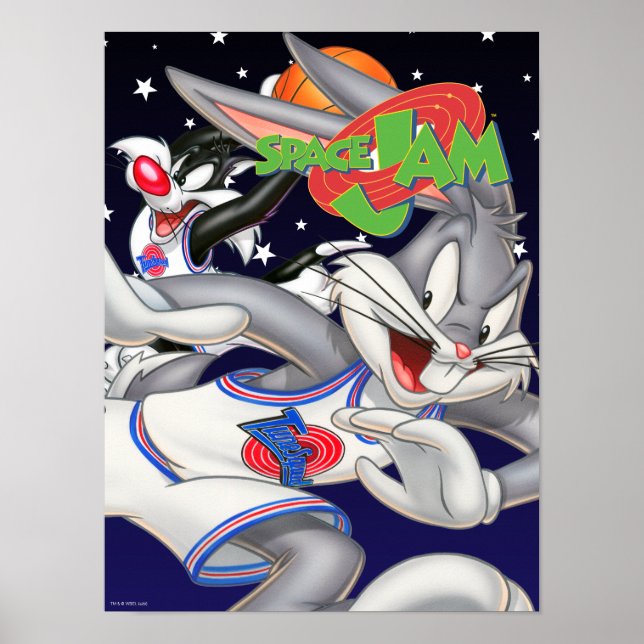 Póster BUGS BUNNY™ y SYLVESTER™ Assist (Frente)