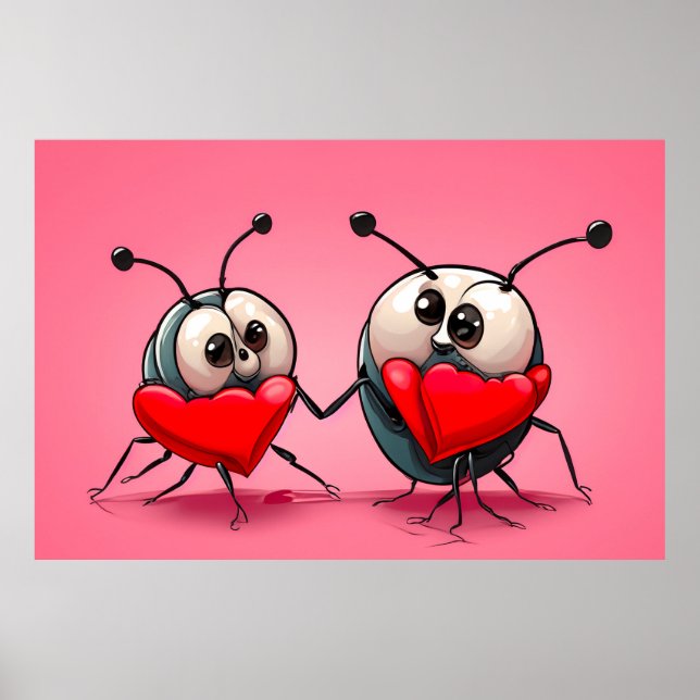 Póster Bugs de amor (Frente)