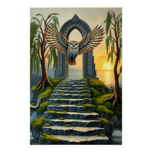 Póster Búho Asombroso 