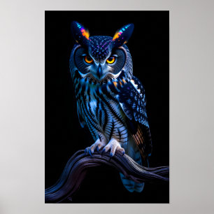 Póster Búho Hermoso