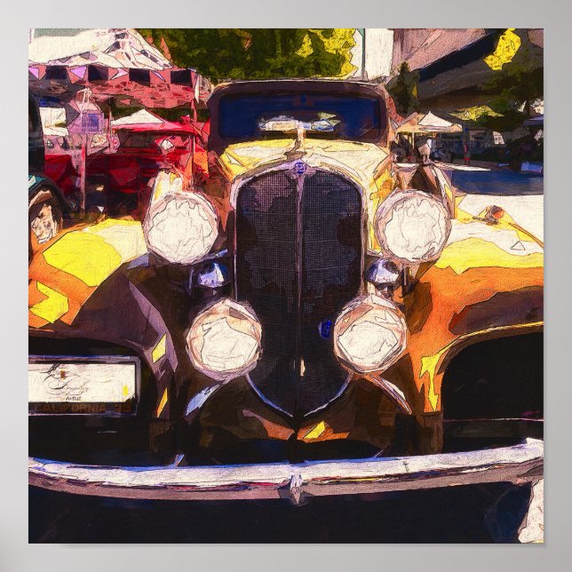 Póster buick 1933 (Frente)