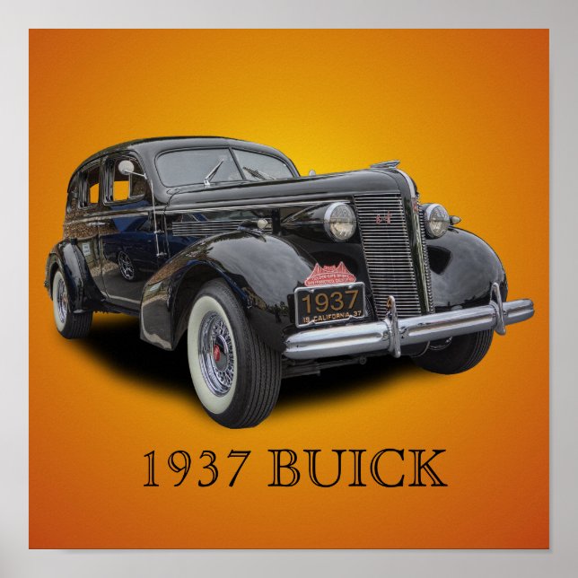 PÓSTER BUICK 1937 (Frente)