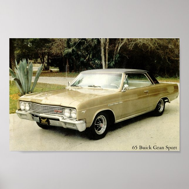 Póster Buick Skylark Gran Sport 1965 (Frente)