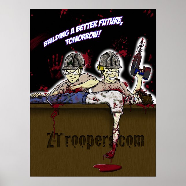 Póster Building a better future, tomorrow! Poster (Frente)