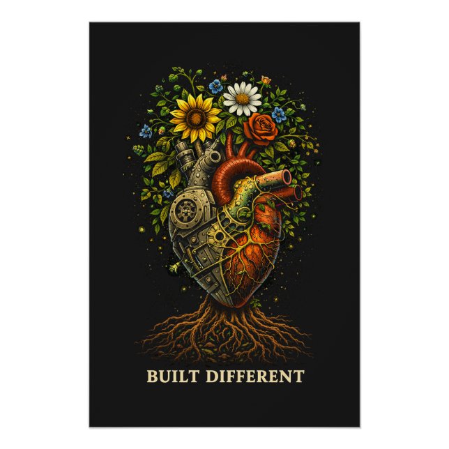 Póster Built Different (Anverso)