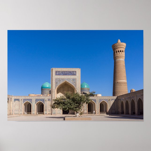 Póster Bukhara, Uzbekistán - Po-i-Kalyan (Frente)
