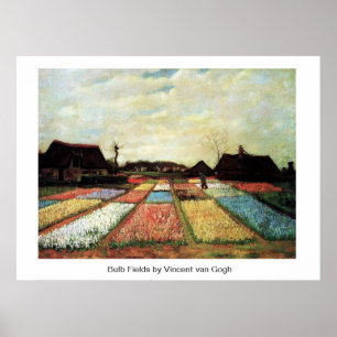 Póster Bulb Fields por Vincent van Gogh.