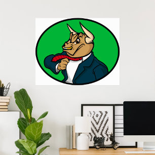 Póster Bull de negocios