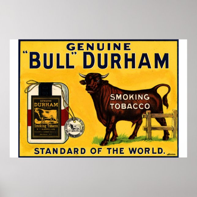 PÓSTER BULL DURHAM (Frente)