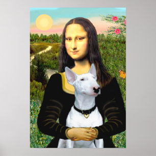 Póster Bull Terrier 1 - Mona Lisa