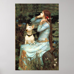 Póster Bull Terrier 1 - Ofelia Sentada