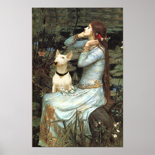 Póster Bull Terrier 1 - Ofelia Sentada (Frente)