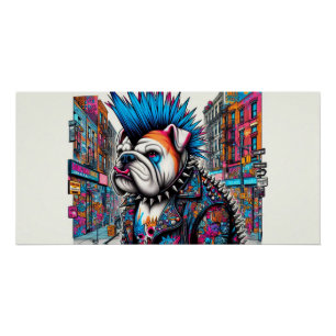 PÓSTER BULLDOG 3 DE LA CIUDAD DE PUNK