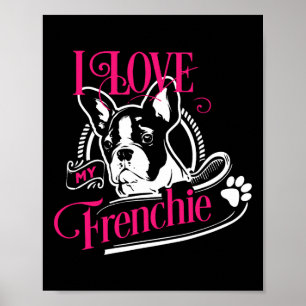 Póster Bulldog - Amo a mi francesa 1