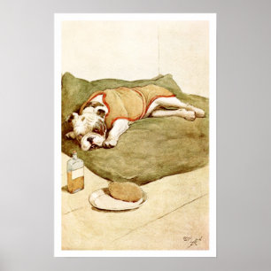 Póster Bulldog con una enfermedad misteriosa