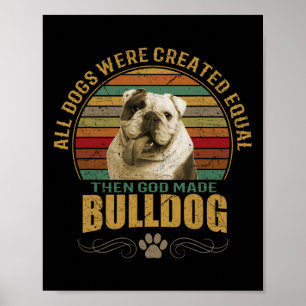 Póster Bulldog creado