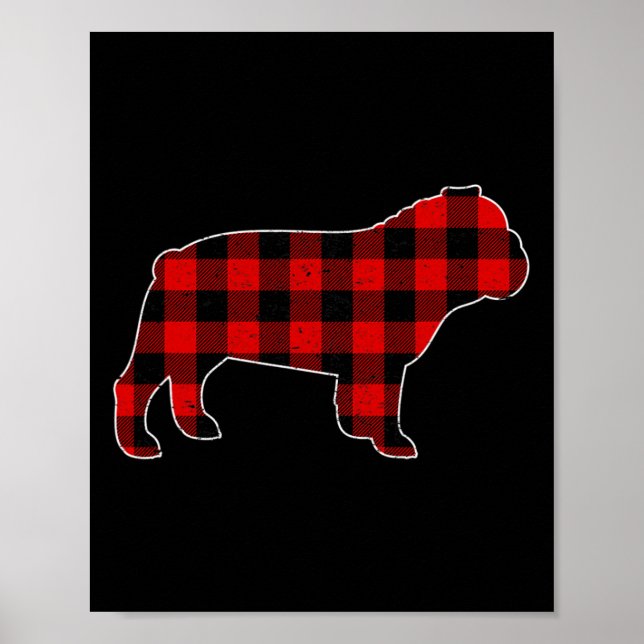 Póster Bulldog de relleno de búfalo (Frente)