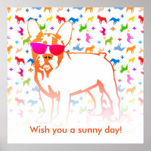 Póster Bulldog francés