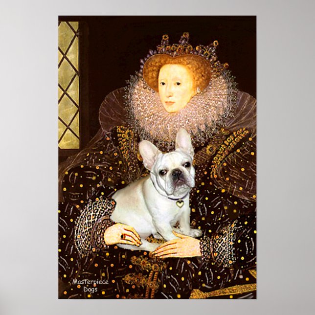 Póster Bulldog francés 3 - Reina (Frente)
