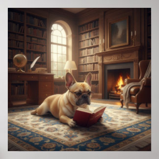 Póster Bulldog Francés Adorable